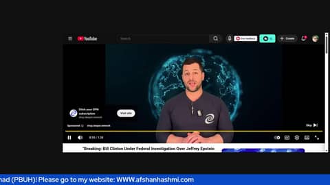 Let's talk about President Clinton investigaton told by FBI Director Kash Patel-By Dr.Afshan Hashmi Let's talk about President Clinton investigaton told by FBI Director Kash Patel-By Dr.Afshan Hashmi