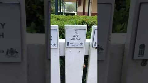 In honour of those who played in the inaugural years of World Series Cricket 🏏 Bradman Oval Aus