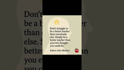 Be a better #teacher #shorts #schoolleader #culture #principal