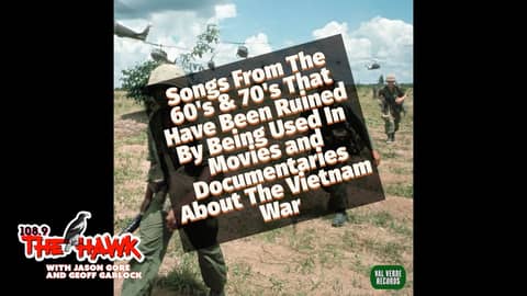 Songs from the 60’s & 70’s That Have Been Ruined By Movies and Documentaries about Vietnam #sketch