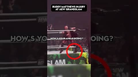 Buddy Matthews Injured Himself During His Entrance
