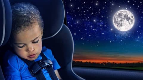 Car Ride Sleeping Sounds for Colicky Baby | Sleep White Noise for Babies