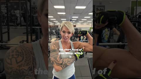 Bicep training for beginners.