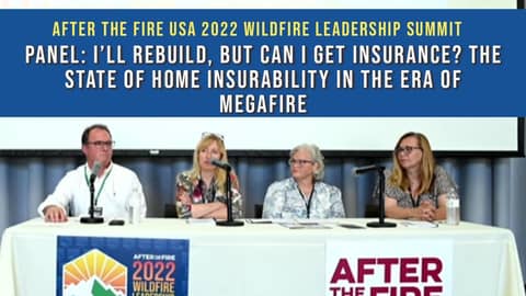 PANEL  I’ll Rebuild, but Can I Get Insurance   The State of Home Insurability