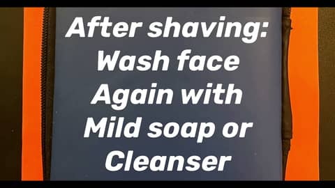 Shaving for sensitive skin for Men of Color.