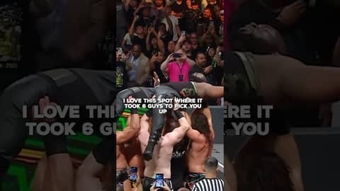 It Took 6 People To Slam Omos Thru The Table! 😂