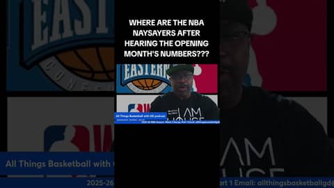 WHERE ARE THE NBA NAYSAYERS NOW??? #nba #basketball #nbaonprime #nbaonespn #nbaonnbc #podcast