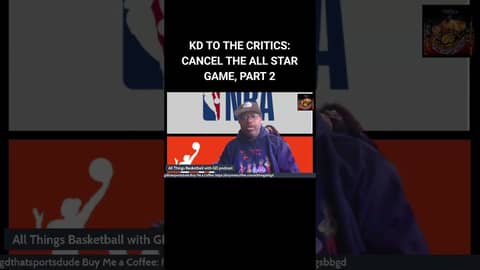 KD TO CRITICS: CANCEL THE ALL STAR GAME, PART 2... #nba #basketball #kevindurant #allstargame