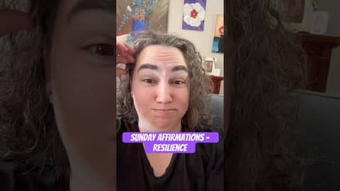 Sunday affirmations time! Resilient a word we can reframe and use to our advantage! #resillience