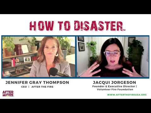 How to Help Firefighters (Volunteer Firefighters Specifically) with Jacqui Jorgenson - Videogram
