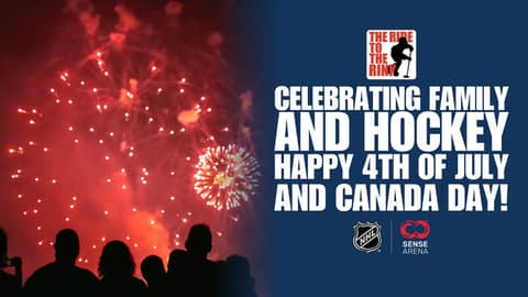 The Ride To The Rink - Celebrating Family and Hockey: Happy 4th of July and Canada Day!