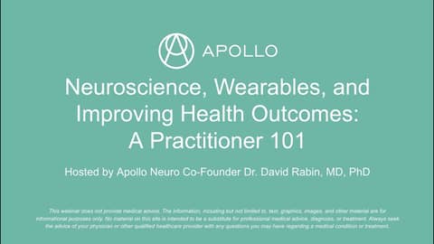 Practitioner 101: How to use Apollo Neuro with patients with Dr. David Rabin