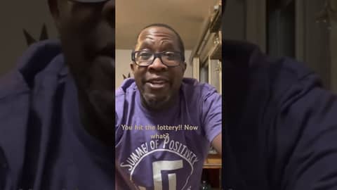 Congratulations on your win