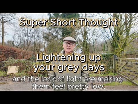 Super Short Thought - Lightening up your grey days