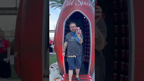 The DC/Old Spice/Superman activation at San Diego Comic Con! #dcfilms #oldspice #superman