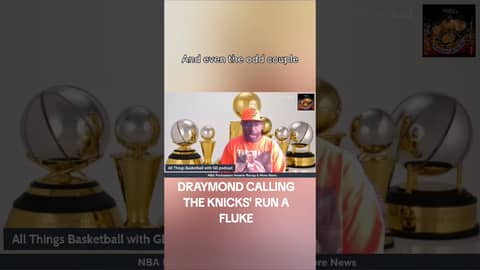 DRAYMOND: KNICKS RUN A FLUKE??? #nba #basketball #draymondgreen #newyorkknicks #podcast #knicks