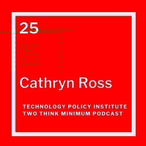 BT Director of Regulatory Affairs Cathryn Ross on the Economics of Regulation