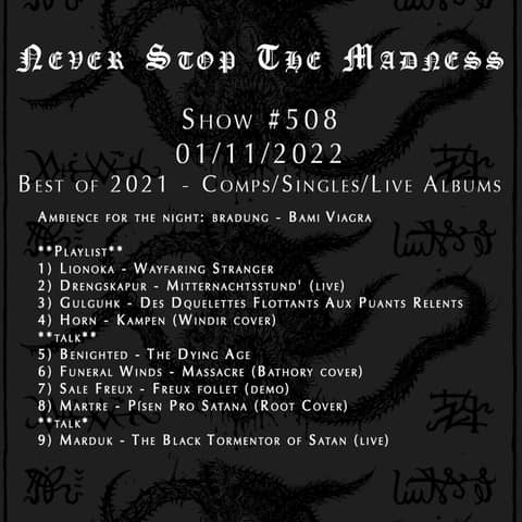 #508 - 01-11-22 - Best of 2021: Compilations, Singles, & Live Albums