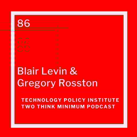Blair Levin & Gregory Rosston on Broadband Subsidies