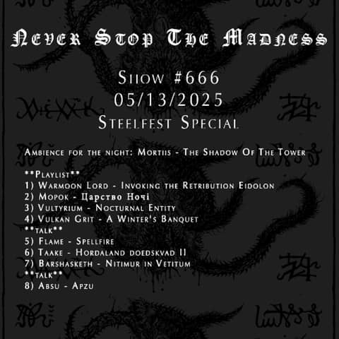 #666 - 05-13-25 - Steelfest Special #666 - 05-13-25 - Steelfest Special