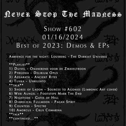 #602 - 01-16-24 - Best of 2023: Demos & EPs