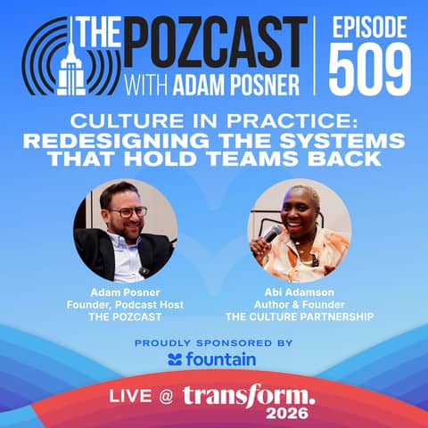 Fix the Roots: Why Most Workplace Culture Fails: Abi Adamson & Adam Posner: LIVE @ Transform 2026