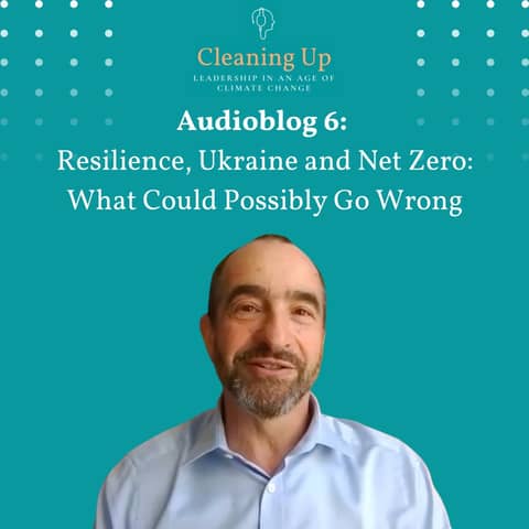Cleaning Up Audioblog Episode 6 "Resilience, Ukraine and Net Zero: What Could Possibly Go Wrong"