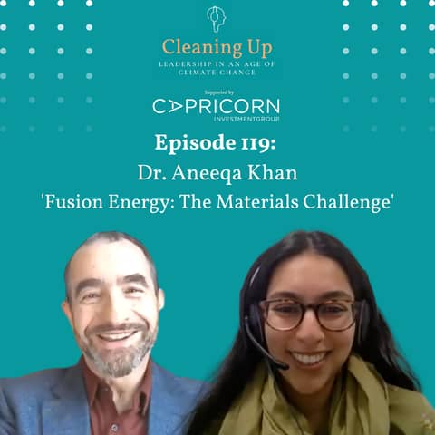 Ep 119: Dr Aneeqa Khan "Fusion Energy: The Materials Challenge"