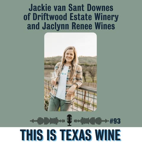 Winemaker Jackie van Sant Downes of Driftwood Estate Winery and Jaclynn Renee Wines