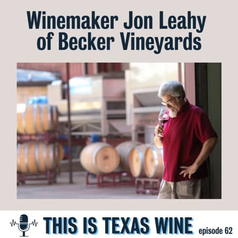 Winemaker Jon Leahy of Becker Vineyards