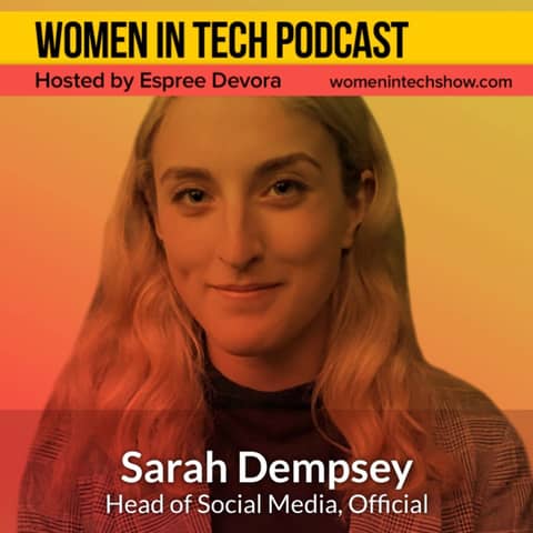 Sarah Dempsey of Official: Women In Tech New York