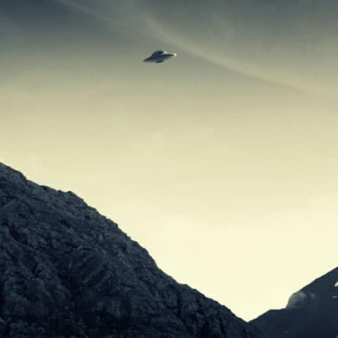 A UFO Photographed in the Italian Alps