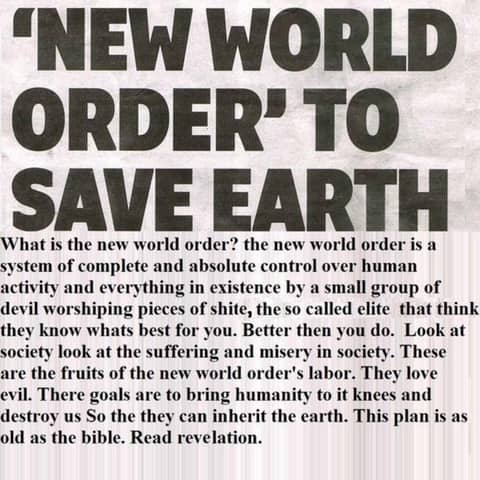 The New World Orders Plan To Enslave The World