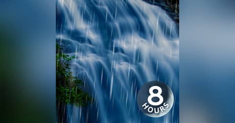 Heavy Rain & Roaring Waterfall Sounds for Sleep | 8 Hours Heavy Rain & Roaring Waterfall Sounds for Sleep | 8 Hours