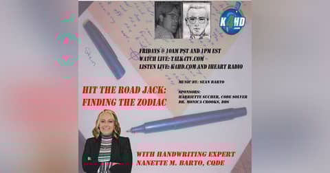 Hit the Road Jack: Finding The Zodiac