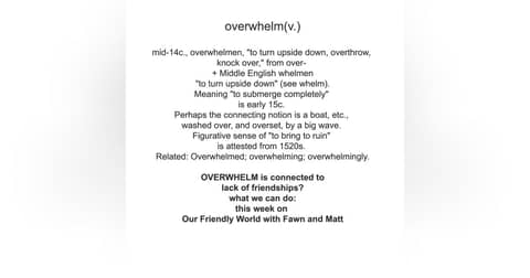 How OVERWHELM is Connected to Loneliness and What We Can Do About It How OVERWHELM is Connected to Loneliness and What We Can Do About It