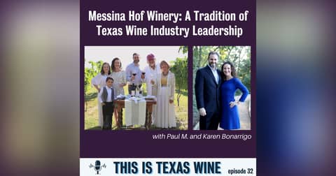 Paul M. and Karen Bonarrigo of Messina Hof Winery Paul M. and Karen Bonarrigo of Messina Hof Winery
