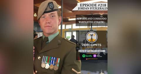 Ep. 218 Jordan Fitzgerald NZ Commando, 1st Battalion Royal New Zealand Infantry Regiment, Founder Warfighter Athletic