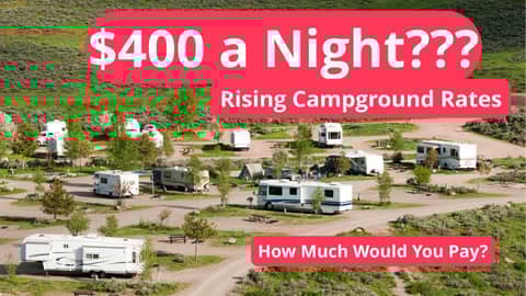 The INSANE prices being paid for overnight camping The INSANE prices being paid for overnight camping