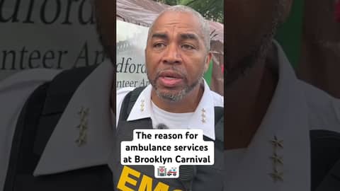 The Reason For Ambulance Services at Brooklyn Carnival 2025 #carnival #brooklynevents #laborday