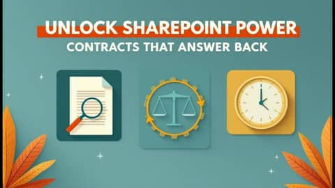 When Contracts Answer Back: AI Contract Management in Microsoft 365 When Contracts Answer Back: AI Contract Management in Microsoft 365