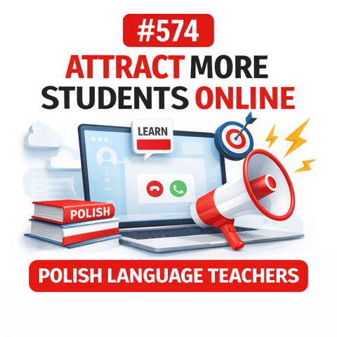 #574 How Polish Language Teachers Can Attract More Students Online