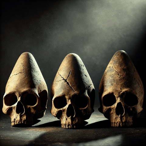 Skulls with Elongated Crania - The Shadow Frequency