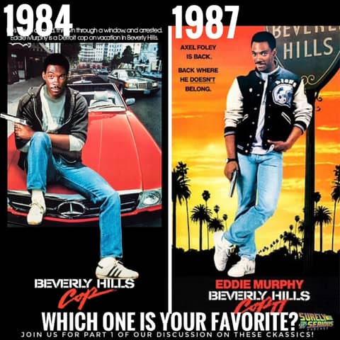 "Beverly Hills Cop" (1984) vs. "Beverly Hills Cop II" (1987): Part 1