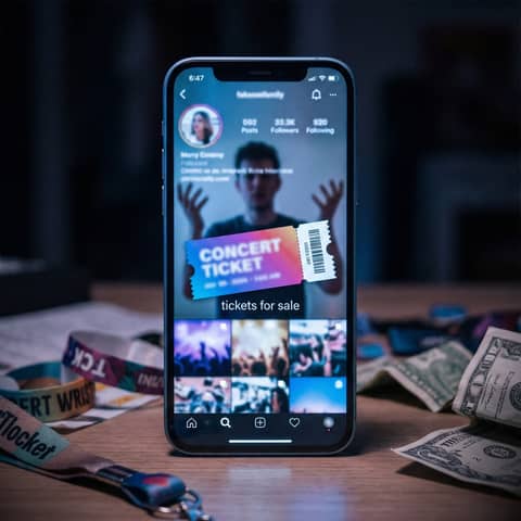 9. The Instagram Ticket Scam: When Your Profile Sells Without You
