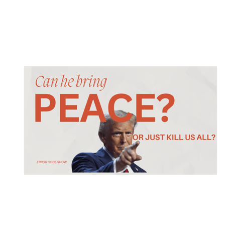 Did Trump find a way to do something good？ - Error Code Show