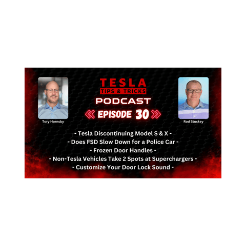 Tesla Model S & X Discontinued, FSD and Police Cars, Custom Lock Sounds & More - T3 Podcast Ep 30