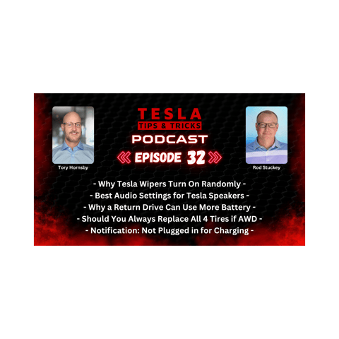 Tesla Wipers Turn On Randomly, Best Audio Settings, Charge Notifications & More - T3 Podcast Ep 32