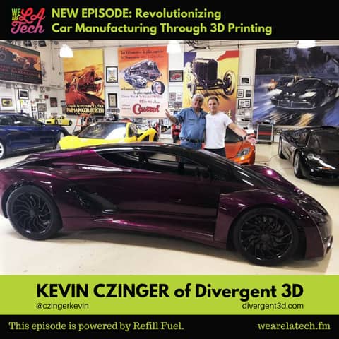 Divergent 3D, Revolutionizing Car Manufacturing Through 3D Printing: LA Tech Startup Spotlight - Kevin Czinger
