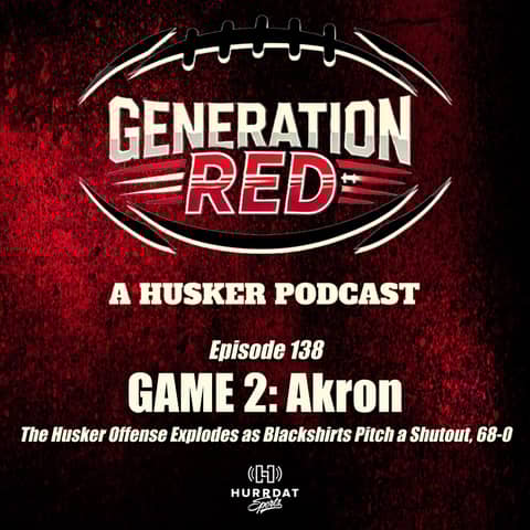 Nebraska Destroys Akron in Home Opener